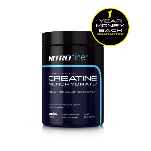 NITROtine™ - Creatine Monohydrate for Mental & Physical ATP Energy Support