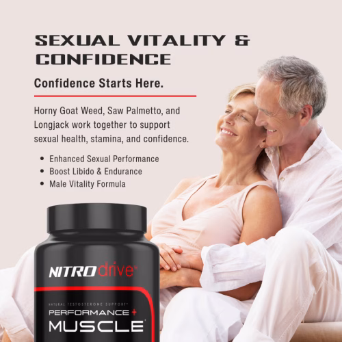 NITROdrive™ - Natural Testosterone Support for Performance + Muscle - Image 4