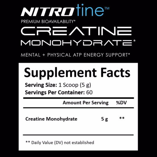 NITROtine™ - Creatine Monohydrate for Mental & Physical ATP Energy Support - Image 7