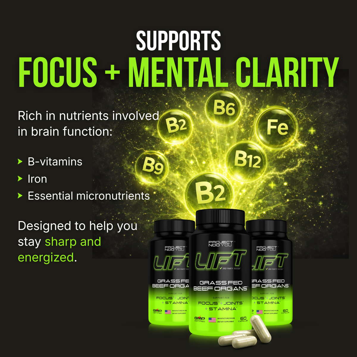 grass fed beef organ focus and mental clarity